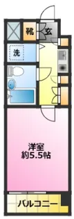 1Kの間取り画像