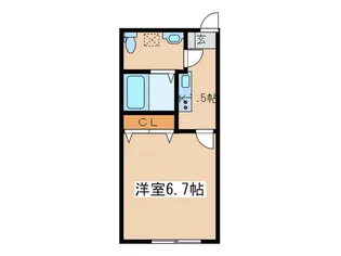 メルシーメゾン【1階】の間取り