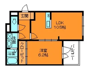 カルム【3階】の間取り