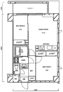 The MEGURO【2階】の間取り