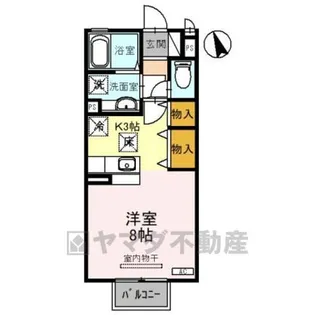 ハニーコート D【1階】の間取り