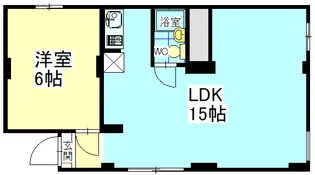 福島県いわき市小名浜字沖見【マンション】の間取り