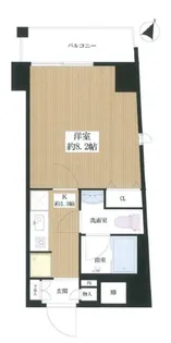 プレール・ドゥーク日本橋【2階】の間取り
