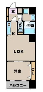 カスタリア勾当台公園【8階】の間取り