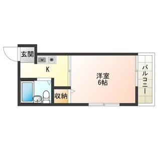 大阪府大阪市西区立売堀4【マンション】の間取り