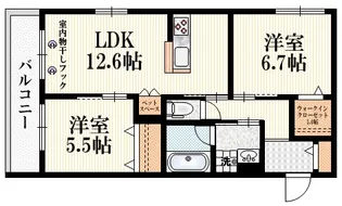 エルズプラス高円寺南【4階】の間取り