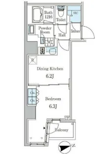 東京都千代田区外神田3【マンション】の間取り