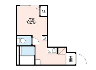 ソレイユ多摩川(ソレイユタマガワ)【3階】の間取り