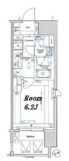 シーフォレシティ芝浦【9階】の間取り
