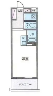 イトーピア百合ヶ丘1番館【2階】の間取り