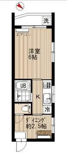 渡辺コーポ【3階】の間取り