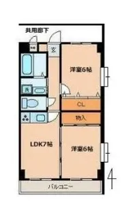 エムエスビル【3階】の間取り