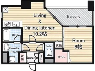 グランヴァン両国II【3階】の間取り