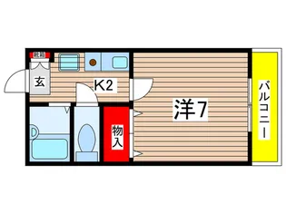 メゾンK【2階】の間取り