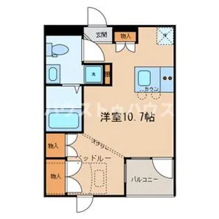 ラ・ヴィータ【1階】の間取り
