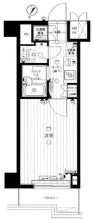 ルーブル中野沼袋【4階】の間取り