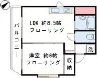 メゾンM.Y【3階】の間取り