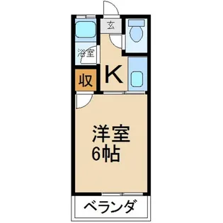 ライフステージ2番館【1階】の間取り