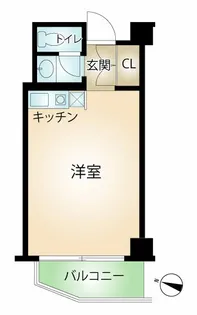 シャトーテル赤根崎【9階】の間取り