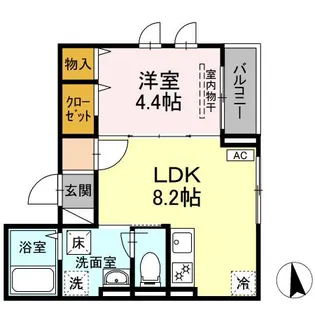 メゾンスピカ【1階】の間取り