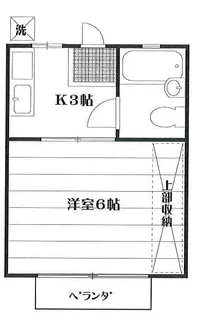 ハイツサングリーミング【2階】の間取り