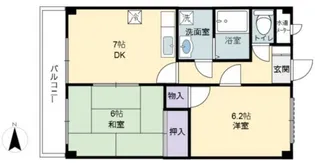 ラルジュ協栄【2階】の間取り