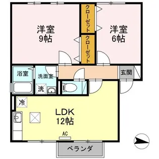 新潟県長岡市曲新町3【アパート】の間取り