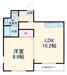 ミリアビタNO.13【1階】の間取り