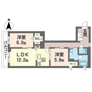 フェリーチェ【3階】の間取り