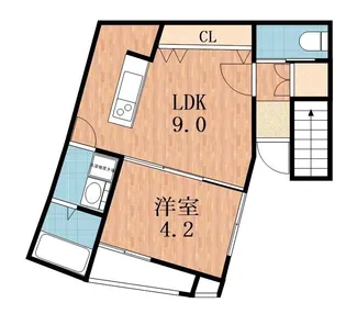 ブランモネ【1階】の間取り