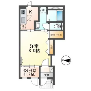 アン ルシオール【1階】の間取り