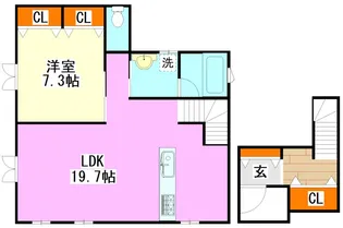 糸田ハウス【2階】の間取り