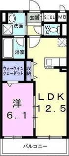 ヴィラフェリシア【3階】の間取り