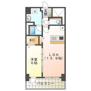 La maison de clochette【6階】の間取り