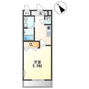 ラ グリシーヌ【1階】の間取り