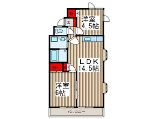 グランドヒルズ【3階】の間取り