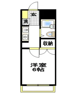 東京都八王子市片倉町【アパート】の間取り