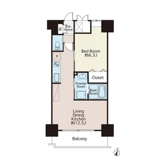 シャトーN・シャルム【6階】の間取り