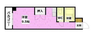 サンロード【3階】の間取り