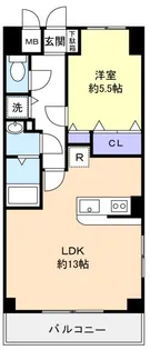 GRAND SIX(グランシックス)【3階】の間取り