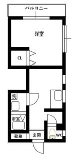 エムビル薬院【4階】の間取り