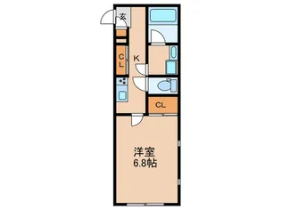 ライフ・モア原A棟【2階】の間取り
