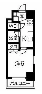 スパシエルクス大宮【9階】の間取り