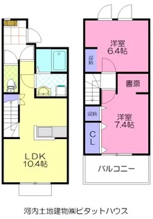 Doux maison 竹林町の間取り