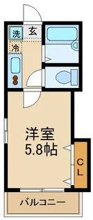 オネスティ松戸【1階】の間取り