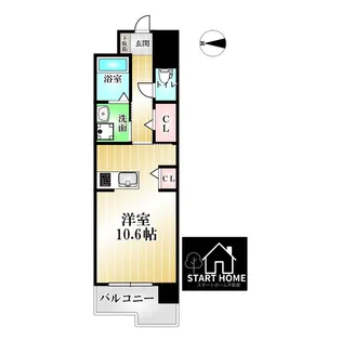 グランクリュ佐古EAST【10階】の間取り