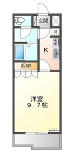 コンフォール錦【1階】の間取り