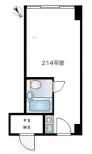 六本木ビジネスアパートメンツ【2階】の間取り