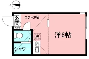ユナイト小田ミルキーウェイの調べ【1階】の間取り