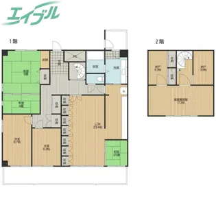 タウンライフ堀川【8階】の間取り